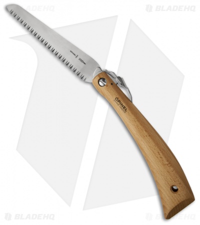 Opinel Knives No 18 Stainless Steel Folding Saw Beechwood