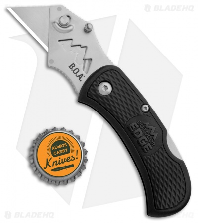 Outdoor Edge Box Opening Assistant Razor Blade (Black) BOK-20C