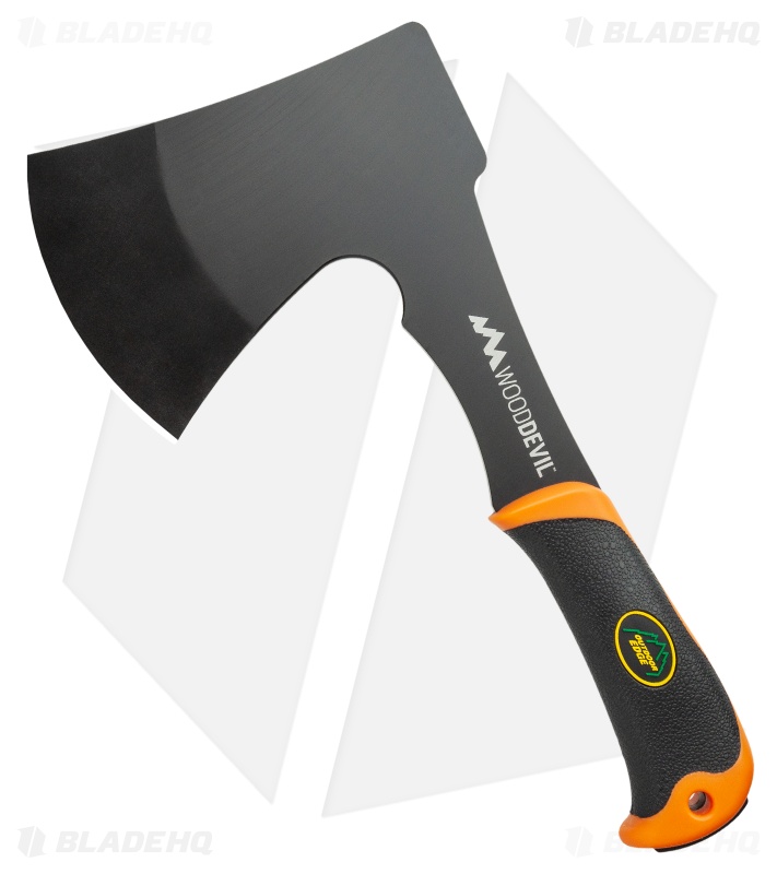 Outdoor Edge WX-1C Wood Devil Hatchet - Orange/Black - Blade HQ