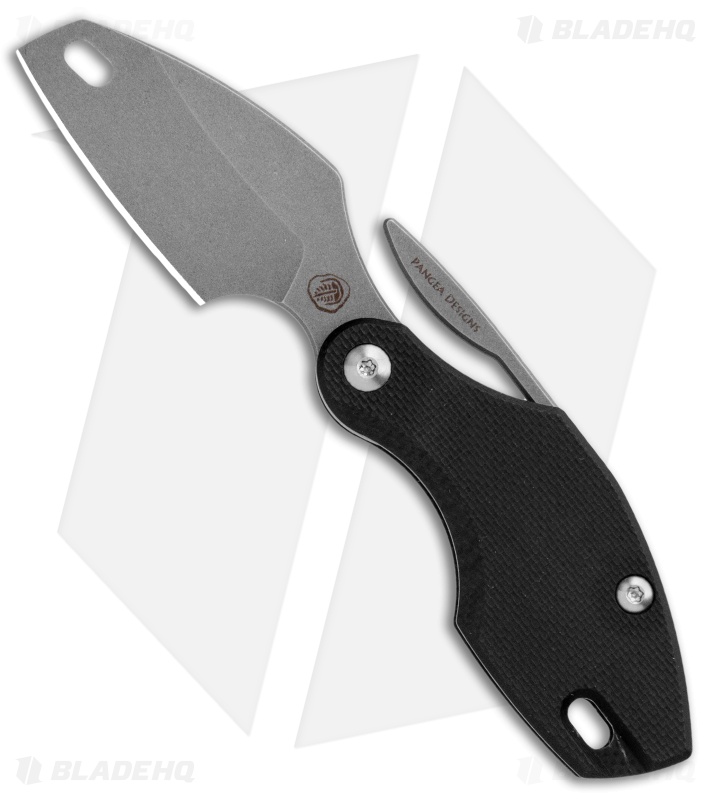 Pangea Designs Prylobite Friction Folder knife Multi Tool Black G10 