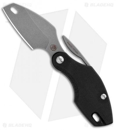 Pangea Designs Prylobite Friction Folder knife Multi Tool Black G10 