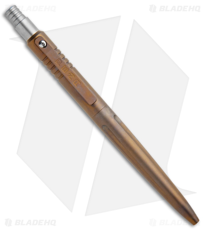 Pena Bronze Pen Ti Clip (Bronze) Push Button
