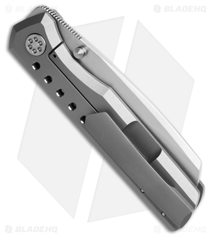 Enrique Pena Custom Luxe Frame Lock Knife Titanium (3.5" Satin)