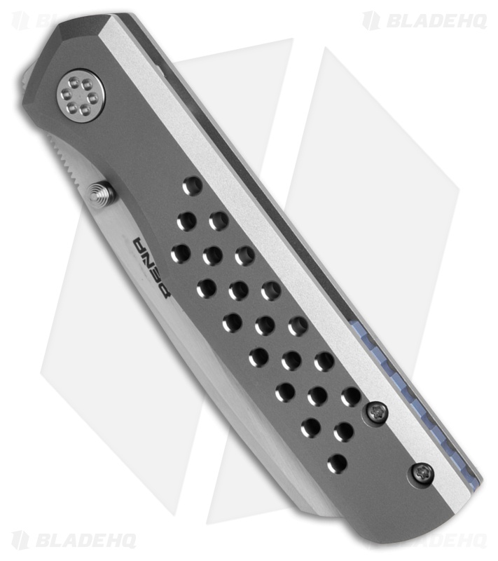 Enrique Pena Custom Luxe Frame Lock Knife Titanium (3.5" Satin)