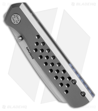 Enrique Pena Custom Luxe Frame Lock Knife Titanium (3.5" Satin)