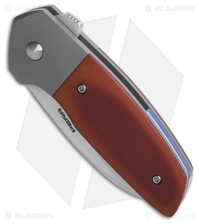 Enrique Pena Custom Orcuh Frame Lock Knife Ti Paper Micarta (3.5" Satin)