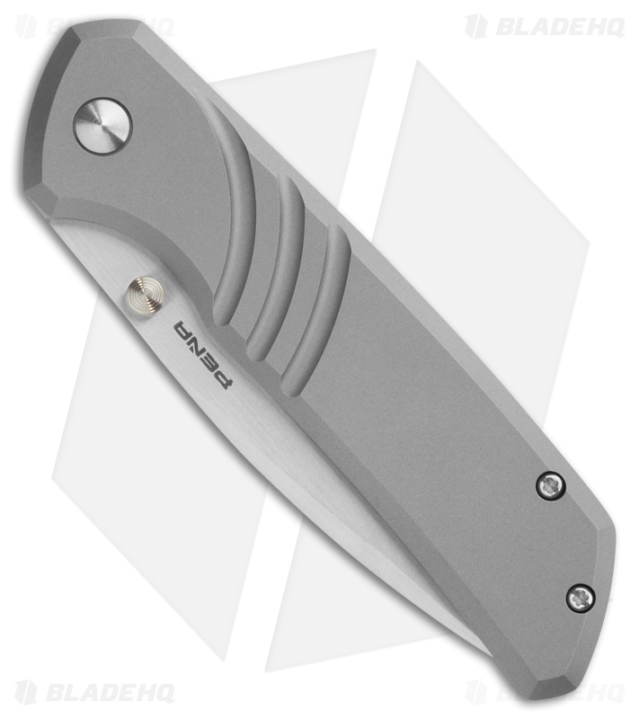 Pena Knives La Sofia Frame Lock Knife Titanium (3.5" Satin)