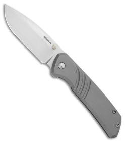 Pena Knives La Sofia Frame Lock Knife Titanium (3.5&quot; Satin) | 219678