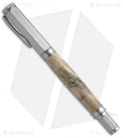 Penrod Garage Custom Buckeye Burl Pen w/ Lanyard Bead 