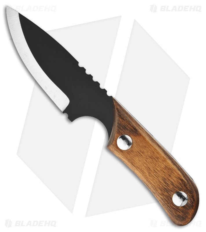 Pro Tool Hunt Utility Fixed Blade Knife (3" Black Plain) PT100