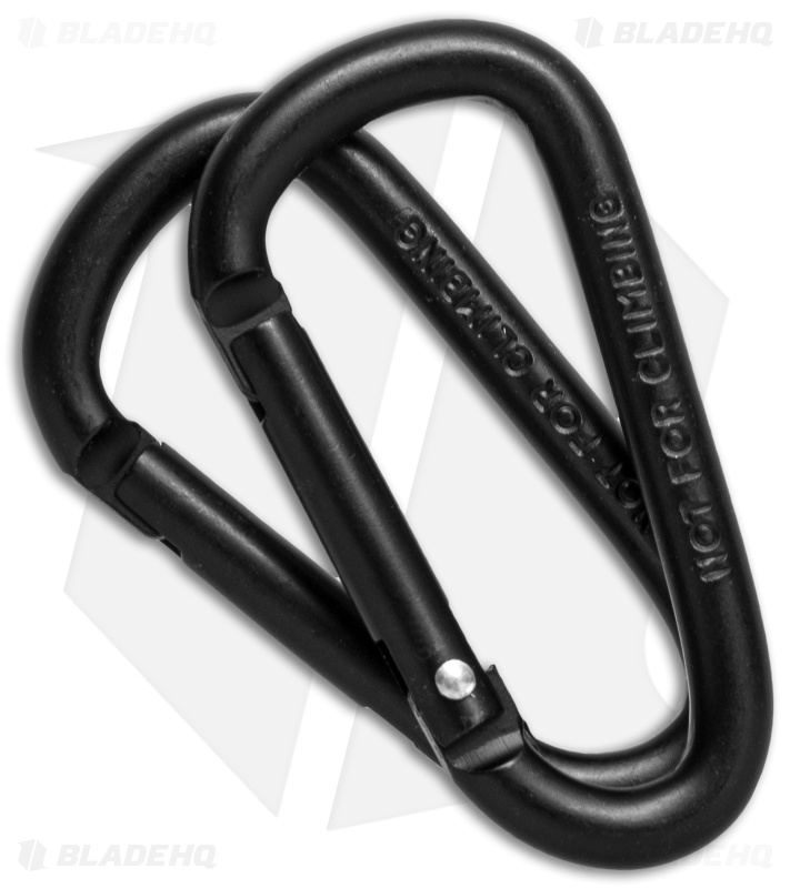 Camcon Small NonLocking Carabiner (2 Pack) Black 23015 Blade HQ
