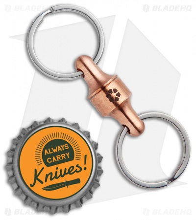 Prometheus Kappa QR Quick Release Keychain System - Copper