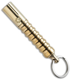 Prometheus Beta QRV2 Brass Flashlight w/ Quick-Release Keychain (85 Lumens)