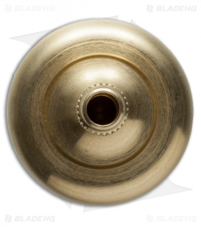 Prometheus Brass Lambda Spinning Top w/ Ruby Bearing