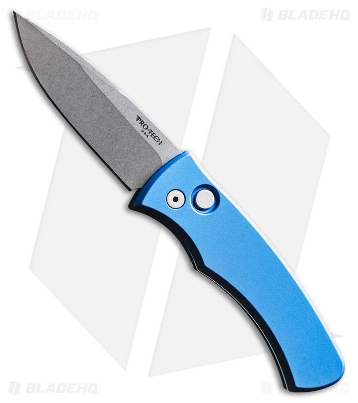 Pro-Tech Duke 2 Automatic Knife Blue Aluminum (2.7" SW MagnaCut)