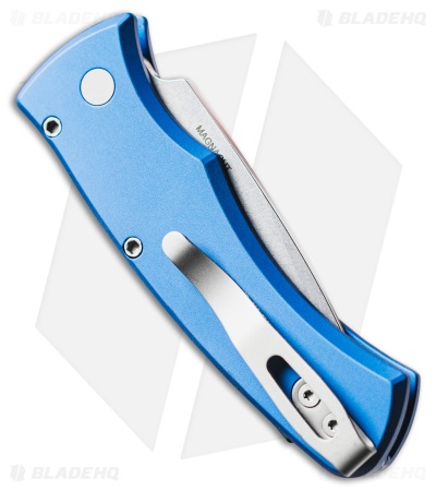 Pro-Tech Duke 2 Automatic Knife Blue Aluminum (2.7" SW MagnaCut)