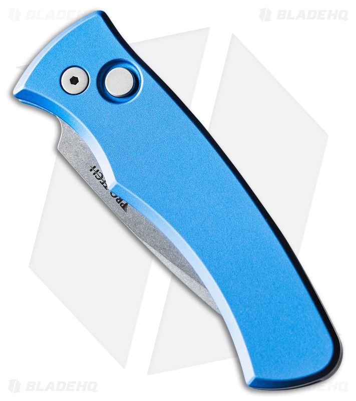 Pro-Tech Duke 2 Automatic Knife Blue Aluminum (2.7" SW MagnaCut)