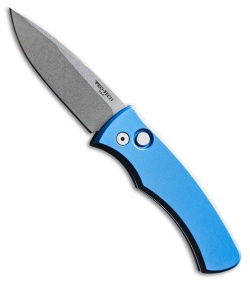 Pro-Tech Duke 2 Automatic Knife Blue Aluminum (2.7" SW MagnaCut)