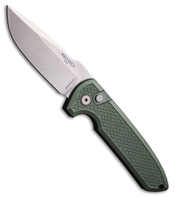 Pro-Tech Les George Rockeye Automatic Knife Carbide Green Al (3.4" SW MagnaCut)