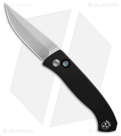 Pro-Tech Brend Automatic Knife Black Aluminum (3.1" Satin)
