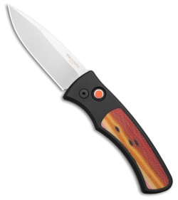 Pro-Tech Duke 2 Automatic Knife Black Unique Micarta (2.7" SW MagnaCut)