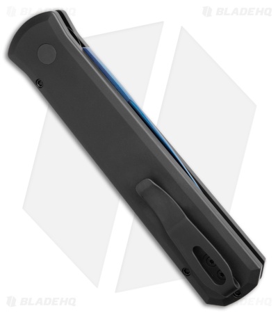 Pro-Tech Godfather Automatic Knife Black (4" Sapphire Blue) 921-SB
