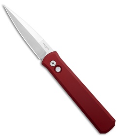 Pro-Tech Godfather Automatic Knife Blue Jazz / Ivory Micarta (4
