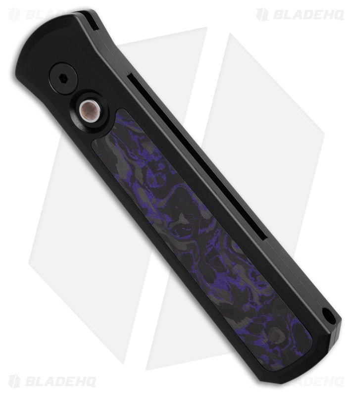 Pro-Tech Godson Automatic Knife | Violet Marble Carbon Fiber