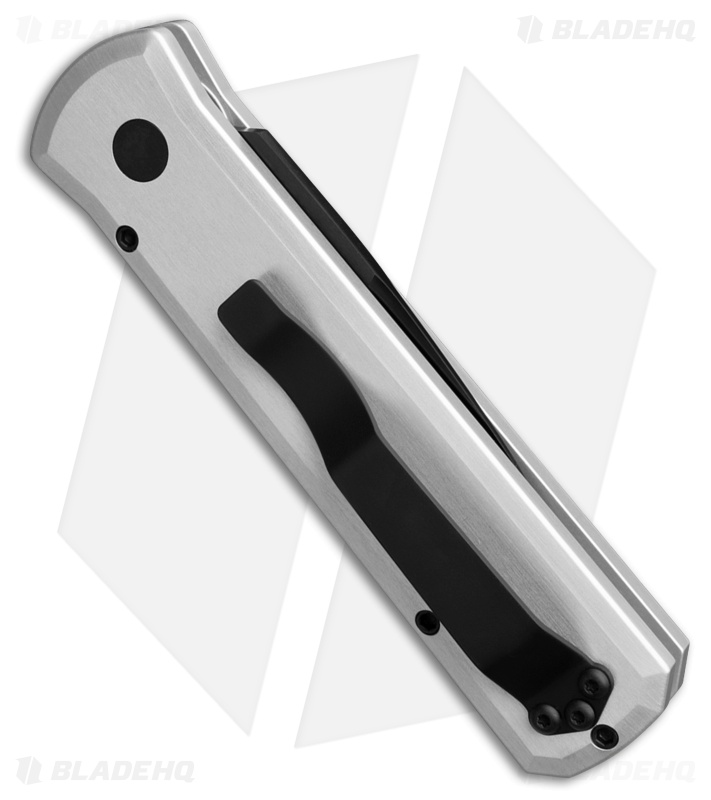 Pro-Tech Godson Automatic Knife Clear Anodized Satin (3.15" Satin DLC)