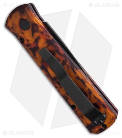 Pro-Tech Godson Automatic Knife Del Fuego Custom Aluminum (3.2" Black)