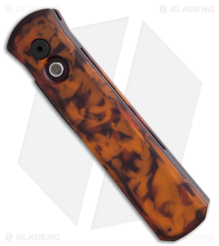 Pro-Tech Godson Automatic Knife Del Fuego Custom Aluminum (3.2" Black)