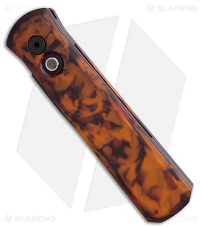 Pro-Tech Godson Automatic Knife Del Fuego Custom Aluminum (3.2" Black)