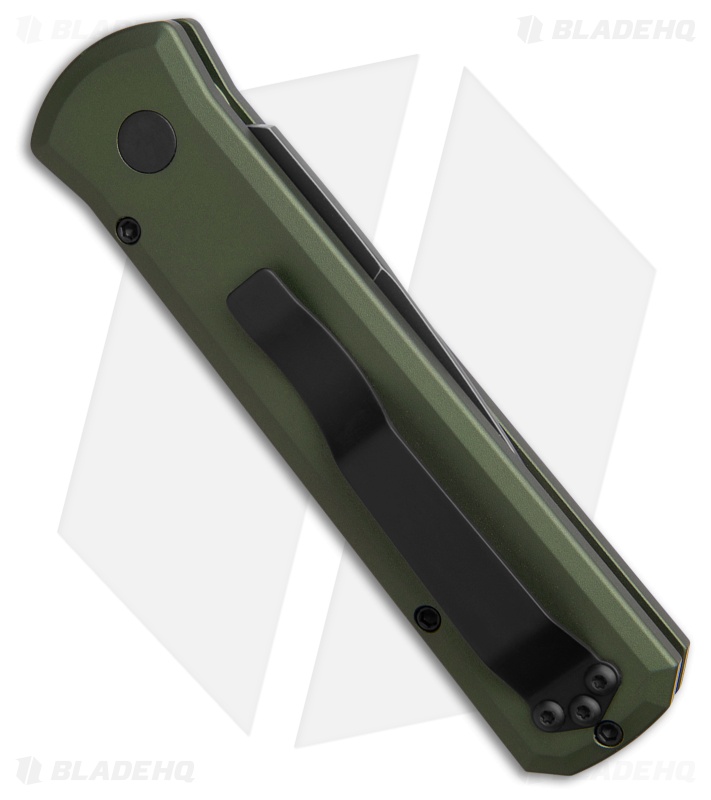 Pro-Tech Godson Automatic Knife Green (3.15" Black SW) 