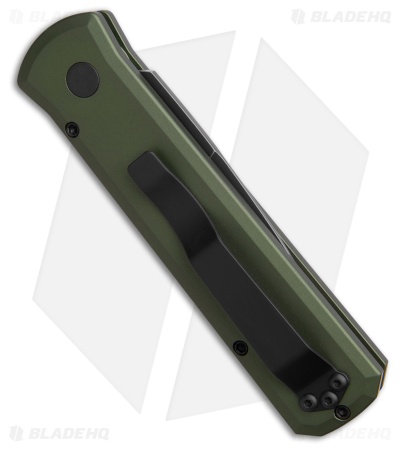 Pro-Tech Godson Automatic Knife Green (3.15" Black SW) 