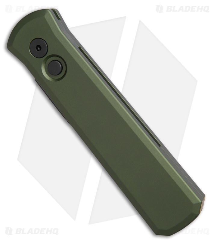Pro-Tech Godson Automatic Knife Green (3.15" Black SW) 