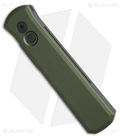 Pro-Tech Godson Automatic Knife Green (3.15" Black SW) 