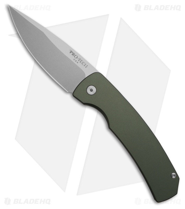 Pro-Tech Magic 2 Automatic Knife Green Aluminum SW