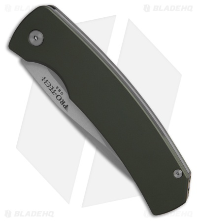Pro-Tech Magic 2 "Whiskers" Automatic Knife Green Aluminum (3.75" Stonewash) 