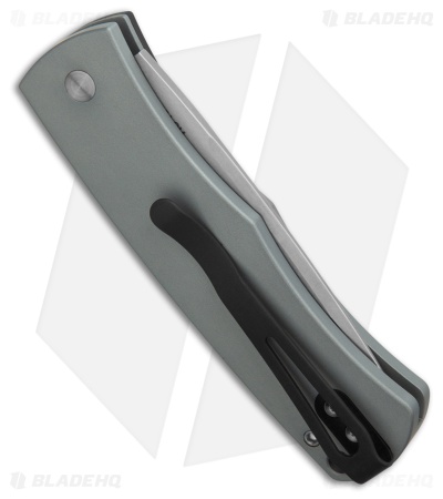 Pro-Tech Magic "Whiskers" Automatic Knife Gray/Black (3.125" Stonewash) BR-1
