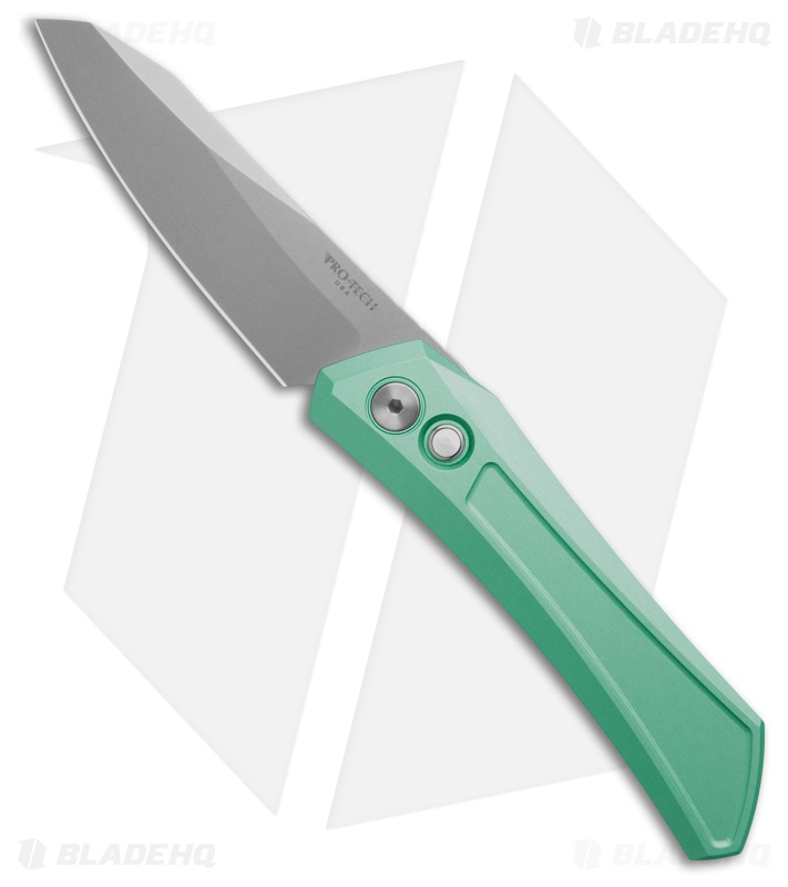 Pro-Tech Oligarch MagnaCut Sheepsfoot Auto Knife T. Blue Al (3.25" SW)