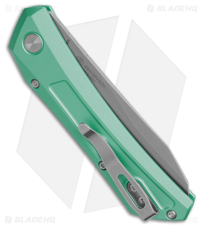 Pro-Tech Oligarch MagnaCut Sheepsfoot Auto Knife T. Blue Al (3.25" SW)
