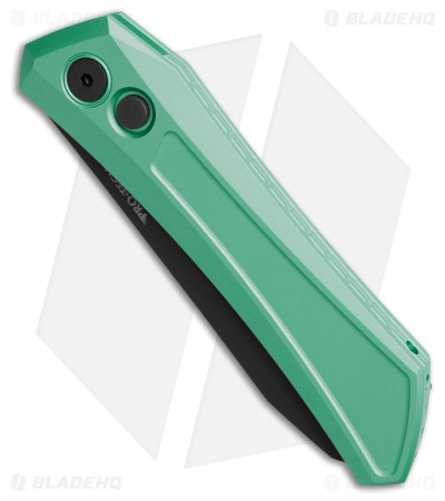 Pro-Tech Oligarch MagnaCut Sheepsfoot Auto Knife T. Blue Al (3.25" DLC)