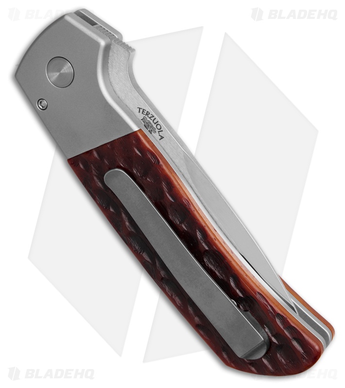 Pro-Tech Terzuola Custom ATCF Knife Jigged Bone