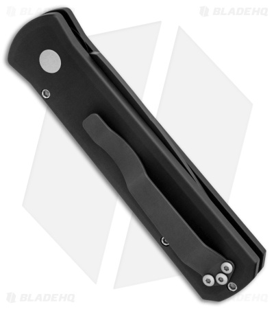 Pro-Tech Godson Automatic Knife Tactical Black Aluminum (3.15" Black) 721