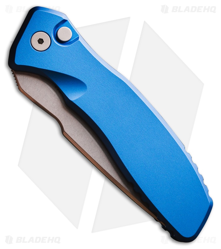 Spartan Blades + Pro-Tech Pallas Automatic Knife Blue Al (3.5" SW MagnaCut) 