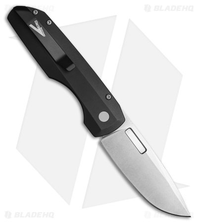 Vero Engineering + Pro-Tech Synapse 2 Automatic Knife Solid Black Al (3.5" SW)