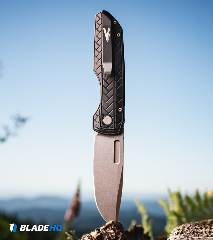 Vero Engineering + Pro-Tech Synapse 2 Auto Knife Herringbone Al (3.5" SW)