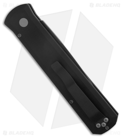 Pro-Tech Godfather Automatic Knife Black Aluminum (4" Black) 921