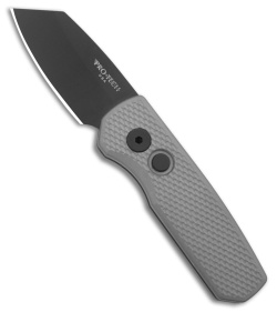 Pro-Tech Runt 5 MagnaCut Automatic Knife Gray Textured Aluminum (2" DLC)