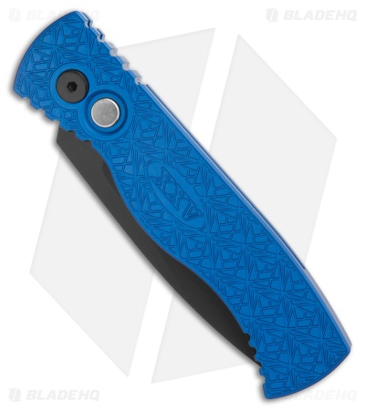 Pro-Tech TR-2 Automatic Knife "Since 1999" Blue Nexus (3" Black)
